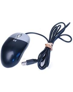 HP Silver/Carbon USB Wired Optical 3 Button Scroll Wheel Mouse Compatible Part Numbers: 265986-003,390938-001, M-UAE96