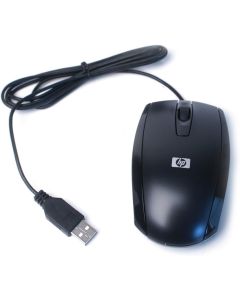 Genuine Black HP USB Wired Optical Mouse With Scroll Wheel, Compatible HP Part/Model Numbers 505062-001 PSA1044016286 MODGUO Rev B